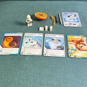 Ninjago Zane DX + Spinner + Character & Battle Cards 2171
